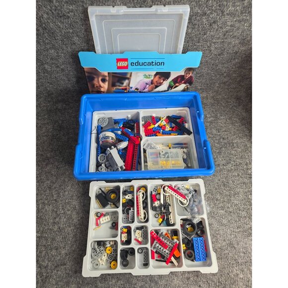 Lego Education 9686 Simple Powered Machines Set Incomplete w Storage Idea Book - Picture 1 of 7